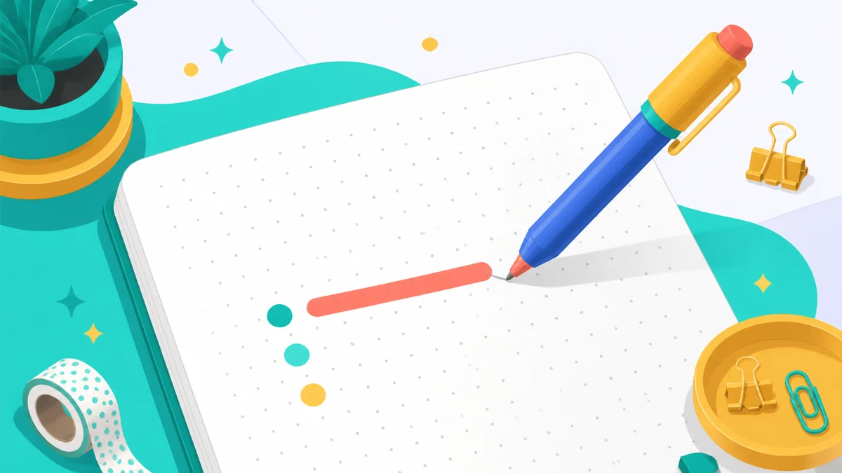 Pourquoi utiliser un stylo effaçable pour le bullet journal ?